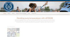 Desktop Screenshot of bitmorelacrosse.com